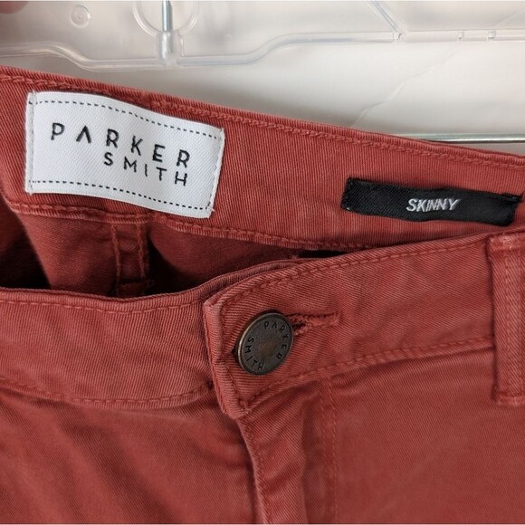 Parker Smith Rust Skinny Jeans Premium Denim Women's Size 30 - Picture 3 of 10